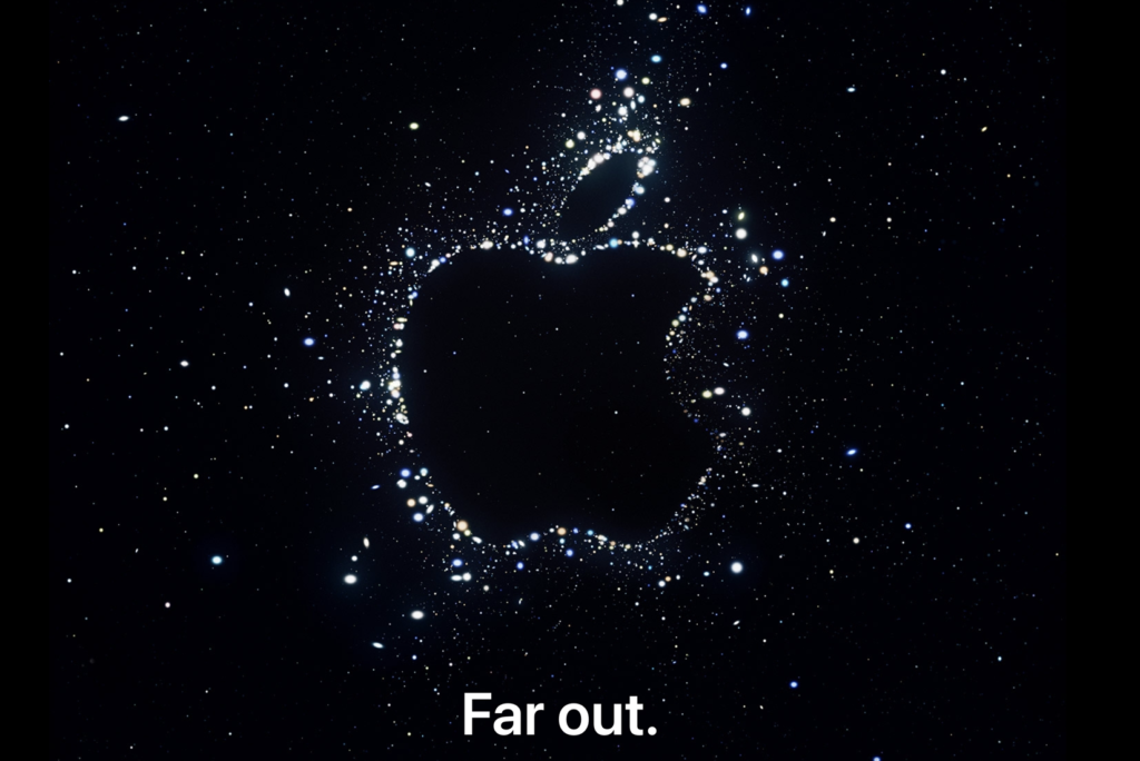 Apple's "Far Out" Event Art