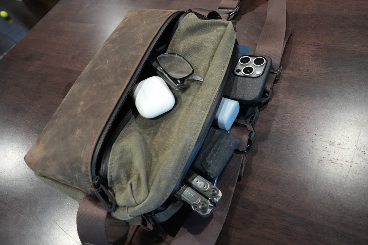 Waterfield Hip Sling, fully loaded.