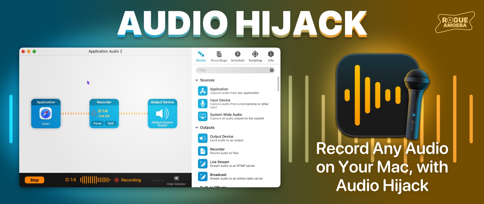 Record Any Audio on Your Mac, with Audio Hijack from Rogue Amoeba - MacSparky