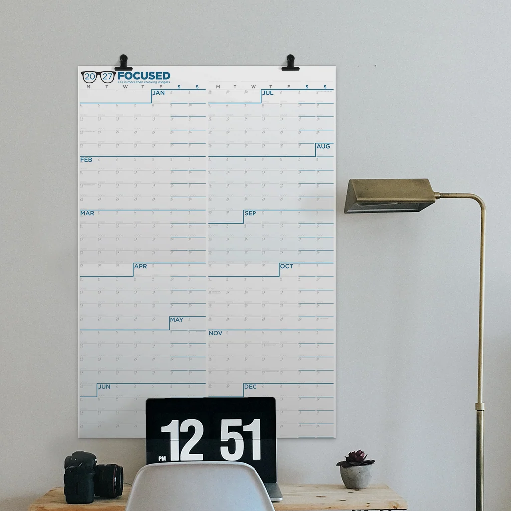 The 2027 Focused Calendar